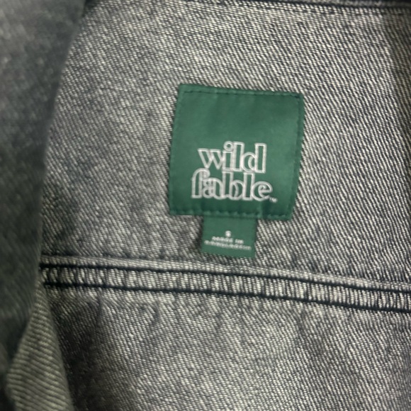 Women’s Grey Denim Jacket Oversized - Picture 3 of 3